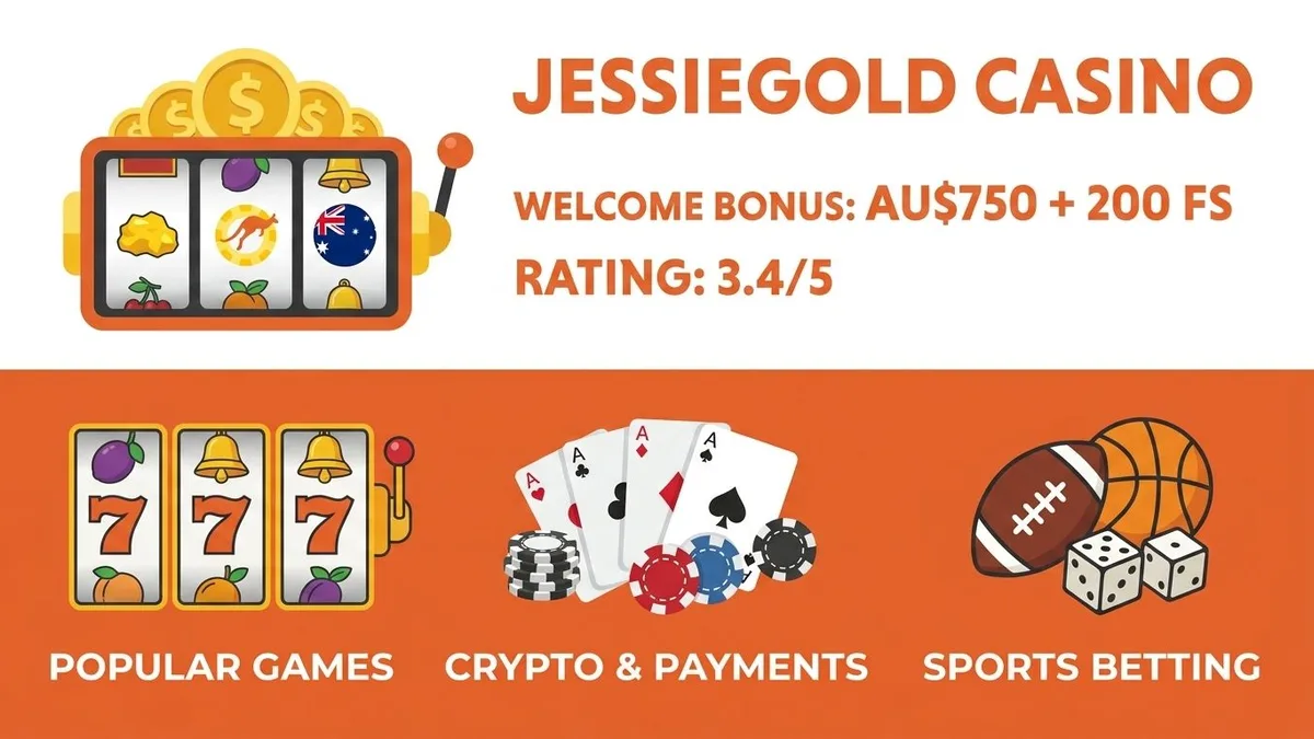 Casino games at Jessiegold